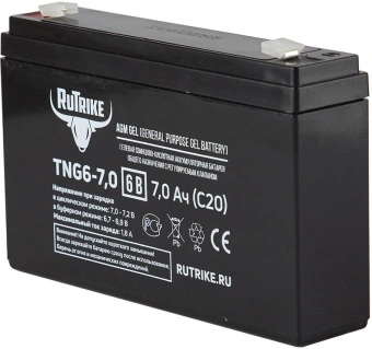 Батарея для ИБП Rutrike TNG6-7,0 6В 7Ач - купить недорого с доставкой в интернет-магазине