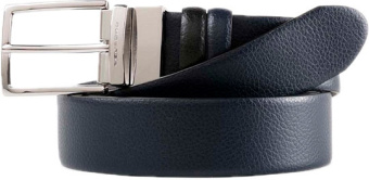 Ремень мужской Piquadro Modus CU4209MO/NBLU черный/темно-синий натур.кожа - купить недорого с доставкой в интернет-магазине