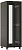 Шкаф серверный Hyperline TTBR-4261-DD-RAL9004 напольный 42U 600x1000мм пер.дв.перфор. задн.дв.перфор. 2 бок.пан. направл.под закл.гайки 800кг черный 910мм 122.2кг 2055мм IP20 сталь