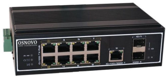 Коммутатор Osnovo SW-60812/I 8x100Мбит/с 1x1Гбит/с 2SFP 6PoE++ 300W - купить недорого с доставкой в интернет-магазине
