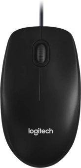 Мышь Logitech M100r черный оптическая 1000dpi USB 2but (910-006652) - купить недорого с доставкой в интернет-магазине