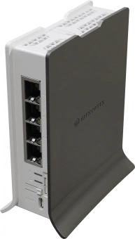 Роутер беспроводной MikroTik hAP ax lite LTE6 (L41G-2AXD&FG621-EA) AX600 10/100/1000BASE-TX/3G/4G cat.6 черный - купить недорого с доставкой в интернет-магазине