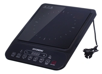 Плита Индукционная Hyundai HYC-0101 черный стеклокерамика (настольная) - купить недорого с доставкой в интернет-магазине
