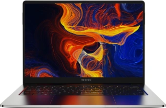 Ноутбук Tecno MegaBook T14DA Ryzen 5 7430U 16Gb SSD512Gb AMD Radeon Graphics 14.1" IPS FHD (1920x1200) Windows 11 Home grey WiFi BT Cam 6460mAh (71003300401) - купить недорого с доставкой в интернет-магазине