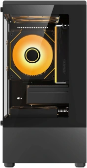 Корпус Accord ACC-UE2B TG Office Pro черный без БП mATX 1xUSB3.0 audio bott PSU - купить недорого с доставкой в интернет-магазине
