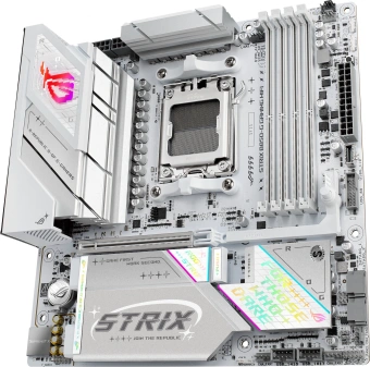 Материнская плата Asus ROG STRIX B850-G GAMING WIFI SocketAM5 AMD B850 4xDDR5 mATX AC`97 8ch(7.1) 2.5Gg RAID+HDMI+DP - купить недорого с доставкой в интернет-магазине
