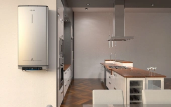 Водонагреватель Ariston Velis Lux Inox PW ABSE WIFI 100 2.5кВт 100л электрический настенный/серый - купить недорого с доставкой в интернет-магазине