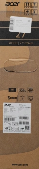 Монитор Acer 27" SH272UG0bmiiphx черный IPS LED 16:9 HDMI M/M матовая HAS Piv 250cd 178гр/178гр 2560x1440 120Hz FreeSync DP 2K 4.71кг - купить недорого с доставкой в интернет-магазине