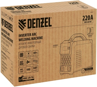 Сварочный аппарат Denzel SDM-220 Top инвертор ММА 11.07кВт - купить недорого с доставкой в интернет-магазине