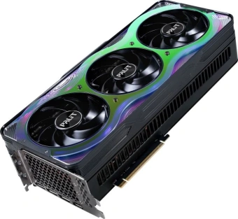 Видеокарта Palit PCI-E PA-RTX5080 GAMEROCK OC NVIDIA GeForce RTX 5080 16Gb 256bit GDDR7 2295/30000 HDMIx1 DPx3 HDCP Ret - купить недорого с доставкой в интернет-магазине