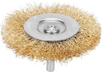 Щетка дисковая Matrix 74448 d=75мм d(посад.)=6мм (дрели) - купить недорого с доставкой в интернет-магазине