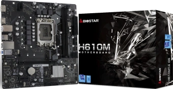 Материнская плата Biostar H610MT-E D5 Soc-1700 Intel H610 2xDDR5 mATX AC`97 8ch(7.1) GbLAN+HDMI+DP - купить недорого с доставкой в интернет-магазине