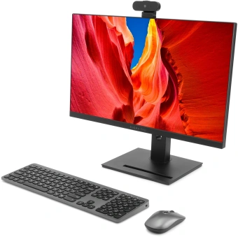 Моноблок Digma Pro Vision 23.8" Full HD Ryzen 7 7735U (2.7) 16Gb SSD512Gb RGr CR Windows 11 Pro Eth WiFi BT 90W клавиатура мышь Cam черный 1920x1080 - купить недорого с доставкой в интернет-магазине