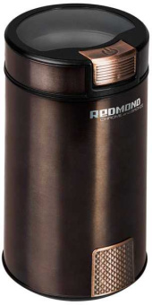 Кофемолка Redmond RCG-CBM1604 280Вт сист.помол.:ротац.нож вместим.:50гр серый - купить недорого с доставкой в интернет-магазине