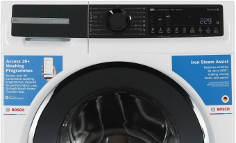 Стиральная машина Bosch WGK244Z0ME пан.англ. загр.фронтальная макс.:9кг белый - купить недорого с доставкой в интернет-магазине