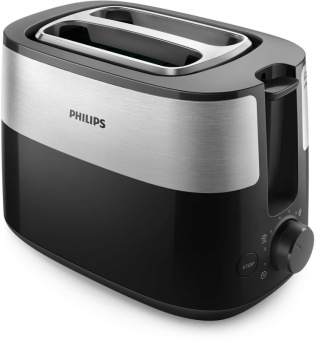 Тостер Philips HD2516 830Вт черный/стальной - цена, купить или заказать с доставкой в интернет-магазине Тостер Philips HD2516 830Вт черный/стальной - купить недорого с доставкой в интернет-магазине