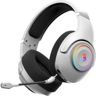 Наушники с микрофоном A4Tech Bloody GR270 белый 1.5м мониторные BT/Radio оголовье (GR270) - купить недорого с доставкой в интернет-магазине