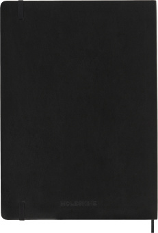 Блокнот Moleskine CLASSIC SOFT QP643 A4 192стр. нелинованный мягкая обложка черный - купить недорого с доставкой в интернет-магазине