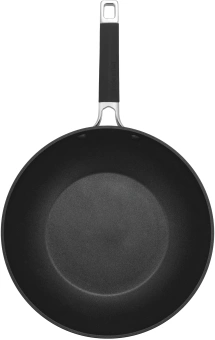 Сковорода ВОК (WOK) Rondell Stolz RDA-1771 круглая 28см покрытие: Xylan Plus ручка несъемная (без крышки) серый - купить недорого с доставкой в интернет-магазине