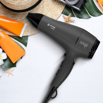Фен Vitek VT-8229 MC 2200Вт графитовый/черный (VT-8229) - купить недорого с доставкой в интернет-магазине