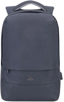 Рюкзак для ноутбука 15.6" Riva 7562 темно-серый полиэстер - купить недорого с доставкой в интернет-магазине