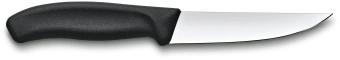 Нож кухонный Victorinox Swiss Classic (6.8103.12B) стальной разделочный лезв.120мм прямая заточка черный блистер - купить недорого с доставкой в интернет-магазине