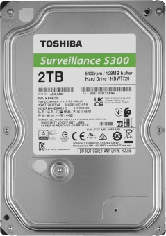 Жесткий диск Toshiba SATA-III 2TB HDWT720UZSVA Surveillance S300 (5400rpm) 128Mb 3.5" - купить недорого с доставкой в интернет-магазине