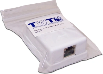Розетка Lanmaster TWT-SM1-45/S-WH настен.RJ45 1 кат.5E STP бел. - купить недорого с доставкой в интернет-магазине