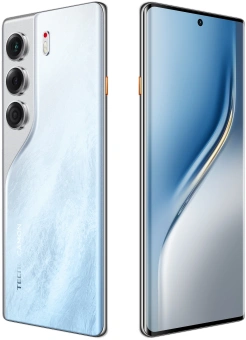 Смартфон Tecno Camon 40 Pro 5G 256Gb 8Gb белый ледяной моноблок 3G 4G 2Sim 6.78" 1080x2436 Android 15 50Mpix 802.11 a/b/g/n/ac/ax NFC GPS GSM900/1800 GSM1900 Protect FM - купить недорого с доставкой в интернет-магазине
