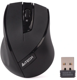 Мышь A4Tech G7-600NX черный оптическая 2000dpi беспров. USB 4but - купить недорого с доставкой в интернет-магазине