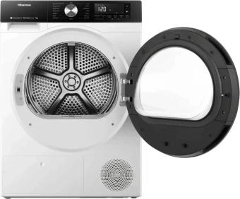 Сушильная машина Hisense DH3S702UWDE пан.англ. кл.энер.:A++ макс.загр.:7кг белый - купить недорого с доставкой в интернет-магазине