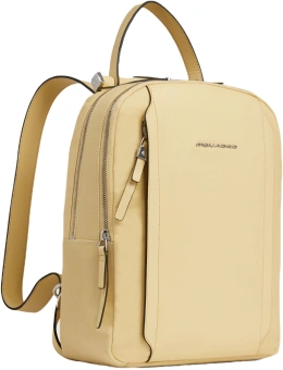 Рюкзак женский Piquadro Lyra CA5566W92T/BE бежевый нейлон/натур.кожа - купить недорого с доставкой в интернет-магазине