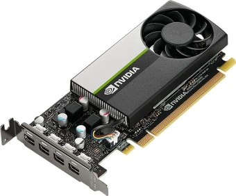 Видеокарта PNY PCI-E T1000 NVIDIA T1000 8Gb 128bit GDDR6 1065/10000 mDPx4 HDCP Bulk low profile - цена, купить или заказать с доставкой в интернет-магазине Видеокарта PNY PCI-E T1000 NVIDIA T1000 8Gb 128bit GDDR6 1065/10000 mDPx4 HDCP Bulk low profile - купить недорого с доставкой в интернет-магазине