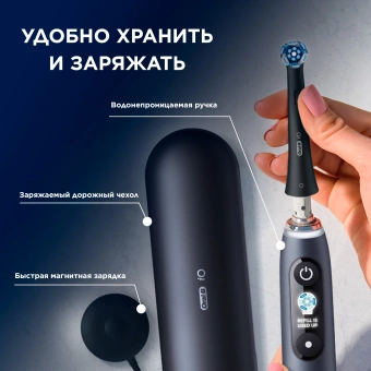 Зубная щетка электрическая Oral-B iO Series 9 черный - купить недорого с доставкой в интернет-магазине