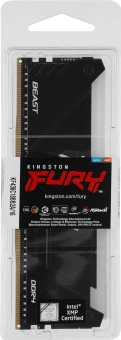 Память DDR4 16GB 3600MHz Kingston KF436C18BB2A/16 Fury Beast RGB RTL Gaming PC4-28800 CL18 DIMM 288-pin 1.35В single rank с радиатором Ret - купить недорого с доставкой в интернет-магазине