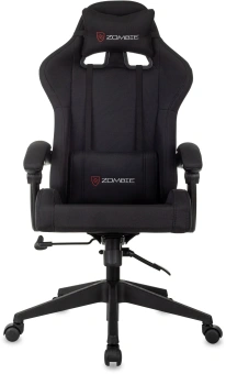 Кресло игровое Zombie Predator черный Neo Black с подголов. крестов. пластик - купить недорого с доставкой в интернет-магазине