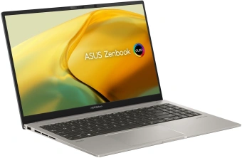 Ноутбук Asus Zenbook 15 OLED UM3504DA-MA251 Ryzen 7 7735U 16Gb SSD1Tb AMD Radeon 15.6" OLED 2.8K (2880x1620) noOS grey WiFi BT Cam (90NB1163-M009F0) - купить недорого с доставкой в интернет-магазине