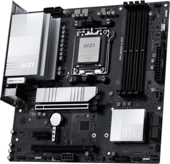 Материнская плата MSI PRO B850M-A WIFI SocketAM5 AMD B850 4xDDR5 mATX AC`97 8ch(7.1) 5Gigabit RAID+HDMI+DP - купить недорого с доставкой в интернет-магазине