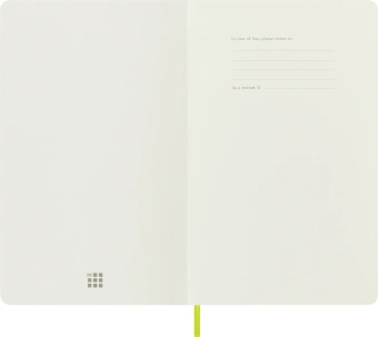 Блокнот Moleskine CLASSIC SOFT QP616C2 Large 130х210мм 192стр. линейка мягкая обложка лайм - купить недорого с доставкой в интернет-магазине