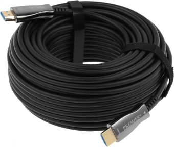 Кабель соединительный аудио-видео Premier 5-806 25.0 HDMI (m)/HDMI (m) 25м. позолоч.конт. черный - купить недорого с доставкой в интернет-магазине