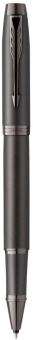 Ручка роллер Parker IM Monochrome T328 (2172960) Gun Metal F черн. черн. подар.кор. - купить недорого с доставкой в интернет-магазине