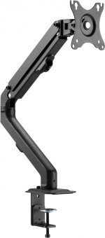 Кронштейн для мониторов Ultramounts UM728 черный 17"-27" макс.7кг крепление к столешнице поворот и наклон - купить недорого с доставкой в интернет-магазине
