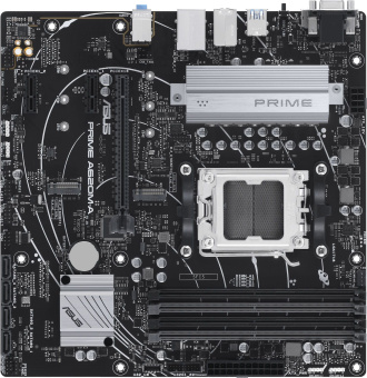 Материнская плата Asus PRIME A620M-A-CSM SocketAM5 AMD A620 4xDDR5 mATX AC`97 8ch(7.1) GbLAN RAID+VGA+HDMI+DP - купить недорого с доставкой в интернет-магазине