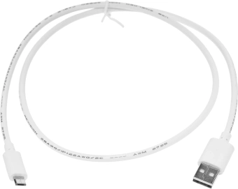 Кабель 2A Square USB (m)-micro USB (m) 0.75м белый - купить недорого с доставкой в интернет-магазине