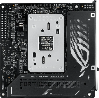 Материнская плата Asus ROG STRIX X870-I GAMING WIFI SocketAM5 AMD X870 2xDDR5 mini-ITX AC`97 8ch(7.1) 2.5Gg RAID+HDMI - купить недорого с доставкой в интернет-магазине