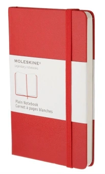 Блокнот Moleskine CLASSIC QP012R Pocket 90x140мм 192стр. нелинованный твердая обложка красный - купить недорого с доставкой в интернет-магазине