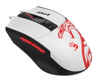Мышь A4Tech Bloody L65 Max белый/рисунок оптическая 12000dpi USB 6but (L65 MAX NARAKA) - купить недорого с доставкой в интернет-магазине