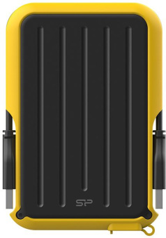 Жесткий диск Silicon Power USB 3.0 1TB SP010TBPHD66SS3Y Armor A66 2.5" желтый - купить недорого с доставкой в интернет-магазине