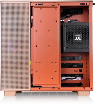 Корпус Thermaltake View 380 XL TG ARGB Gravel Sand коричневый без БП ATX 5x120mm 2x140mm 2xUSB3.0 audio bott PSU - купить недорого с доставкой в интернет-магазине