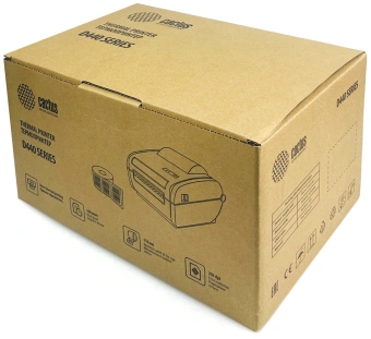 Термопринтер Cactus CS-TP-D440U 203dpi 160мм/с/USB для печ.этик. черный - купить недорого с доставкой в интернет-магазине